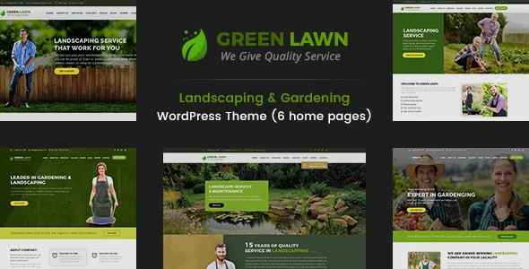Green Lawn – Landscaping WordPress Theme