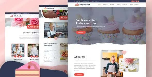 GrozPastry – Bakery Elementor Template Kit